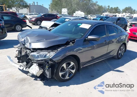 2020 Honda Civic Lx из США, поврежденный, VIN 2HGFC2F65LH513707